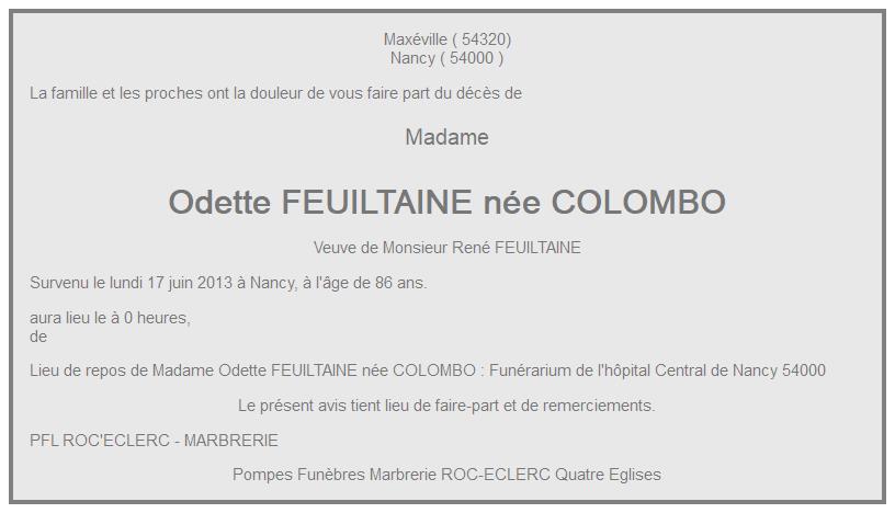 Image Annonce nécrologique