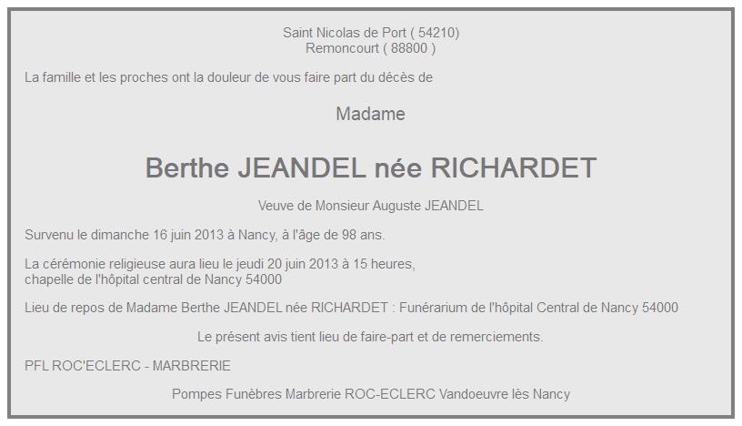 Image Annonce nécrologique