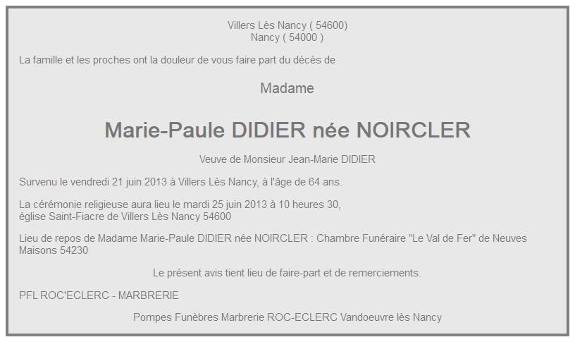 Image Annonce nécrologique