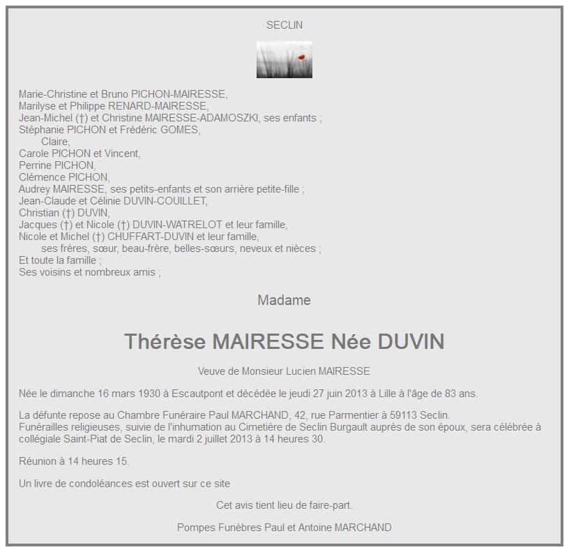 Image Annonce nécrologique
