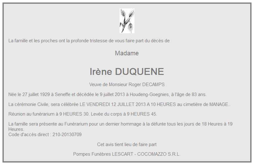 Image Annonce nécrologique