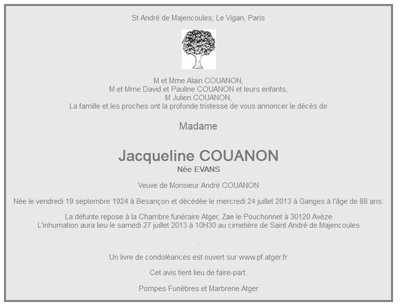 Image Annonce nécrologique