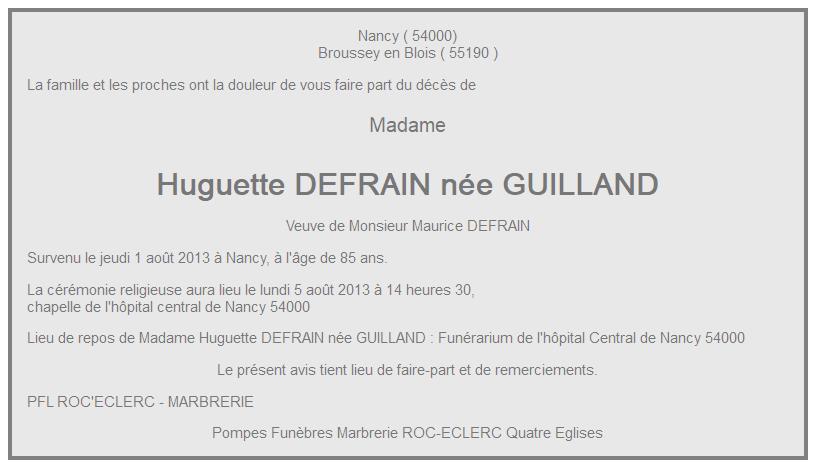 Image Annonce nécrologique