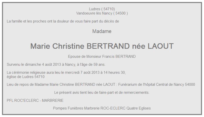 Image Annonce nécrologique