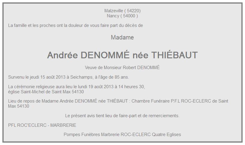 Image Annonce nécrologique