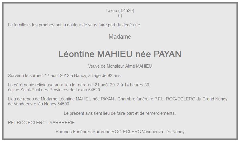 Image Annonce nécrologique