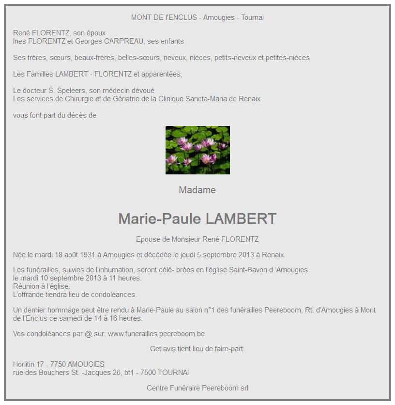 Image Annonce nécrologique