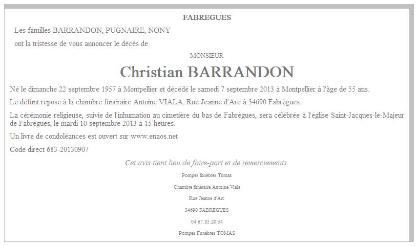 Image Annonce nécrologique