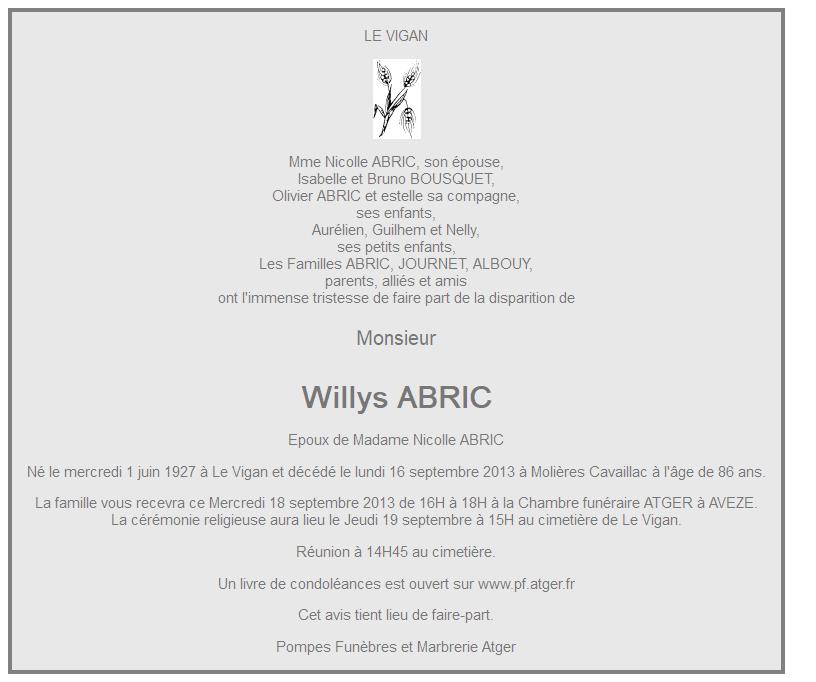 Image Annonce nécrologique