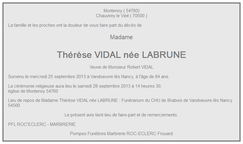 Image Annonce nécrologique