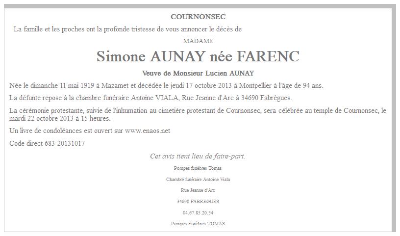 Image Annonce nécrologique