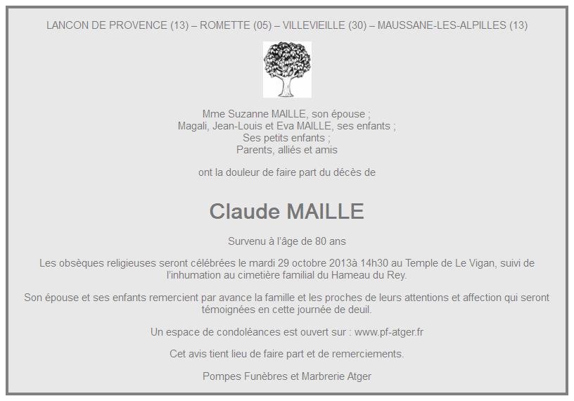 Image Annonce nécrologique
