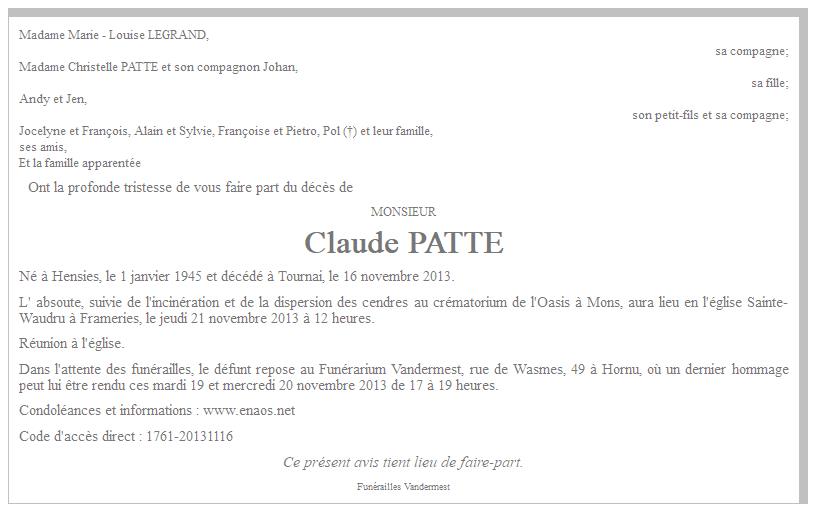 Image Annonce nécrologique