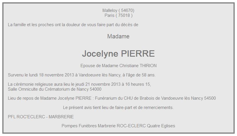 Image Annonce nécrologique