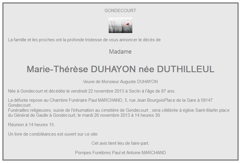 Image Annonce nécrologique