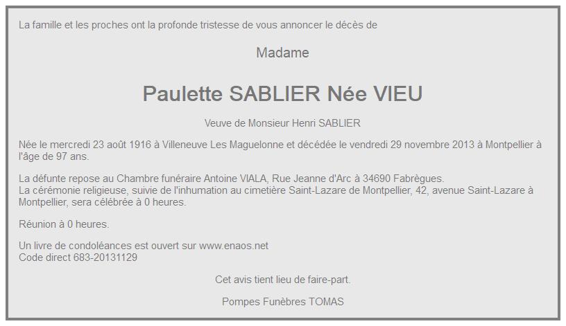 Image Annonce nécrologique