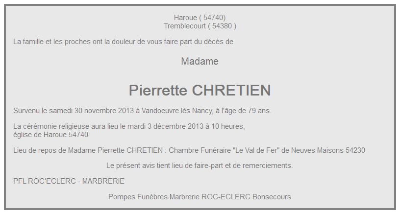 Image Annonce nécrologique