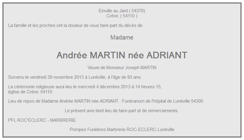 Image Annonce nécrologique