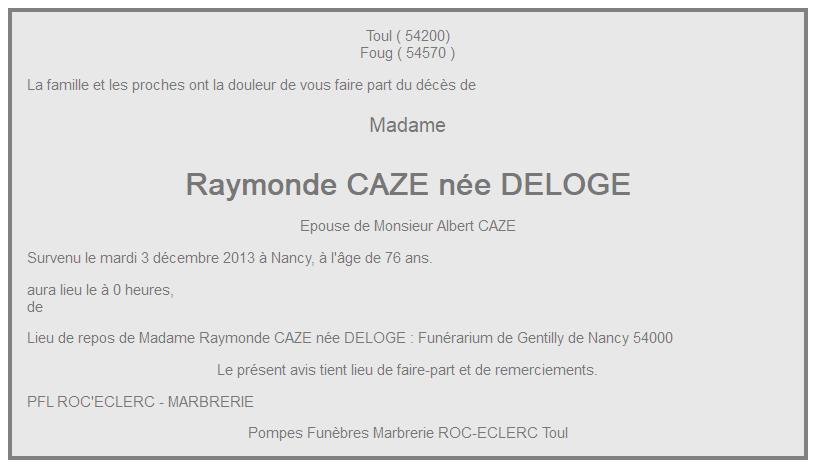 Image Annonce nécrologique