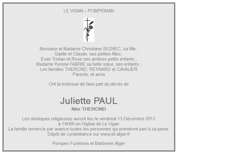Image Annonce nécrologique