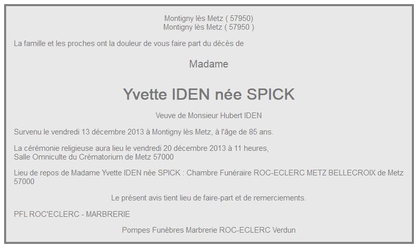 Image Annonce nécrologique