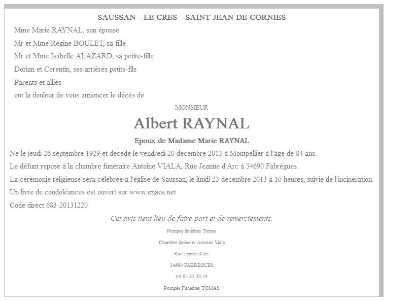 Image Annonce nécrologique
