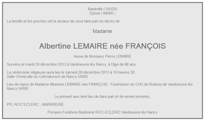 Image Annonce nécrologique