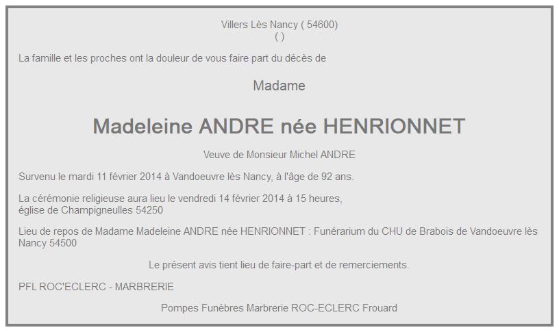 Image Annonce nécrologique