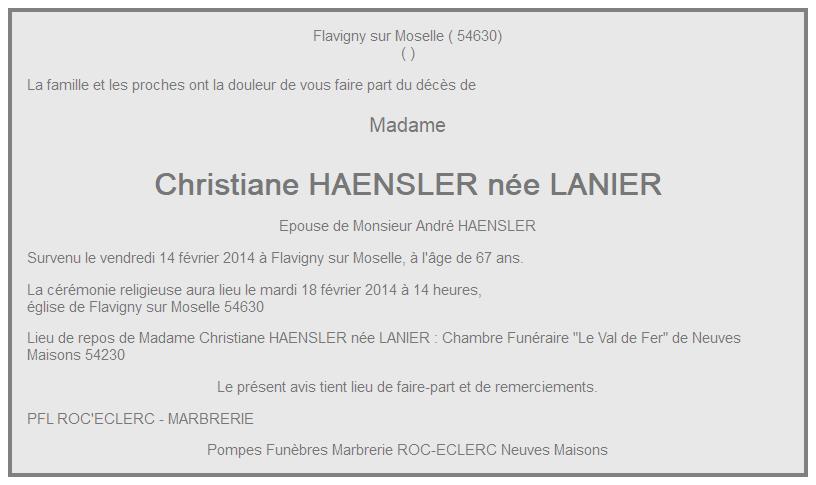 Image Annonce nécrologique