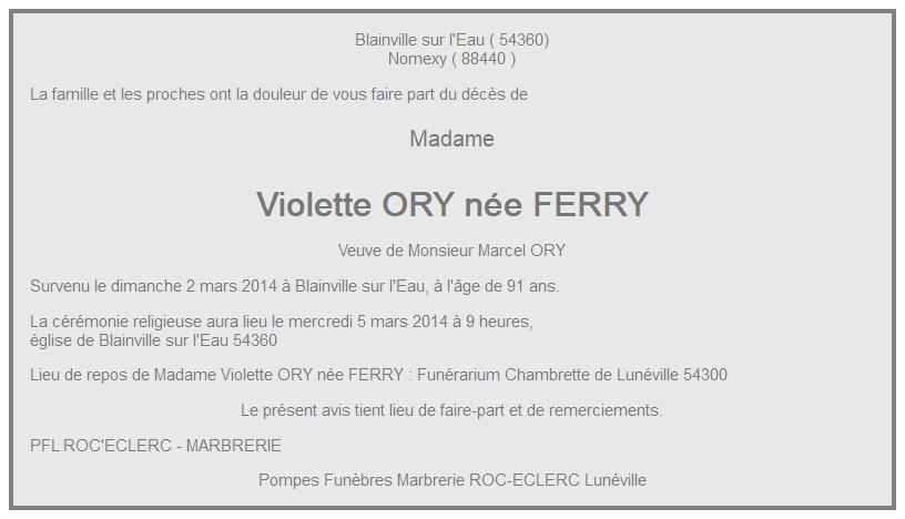 Image Annonce nécrologique