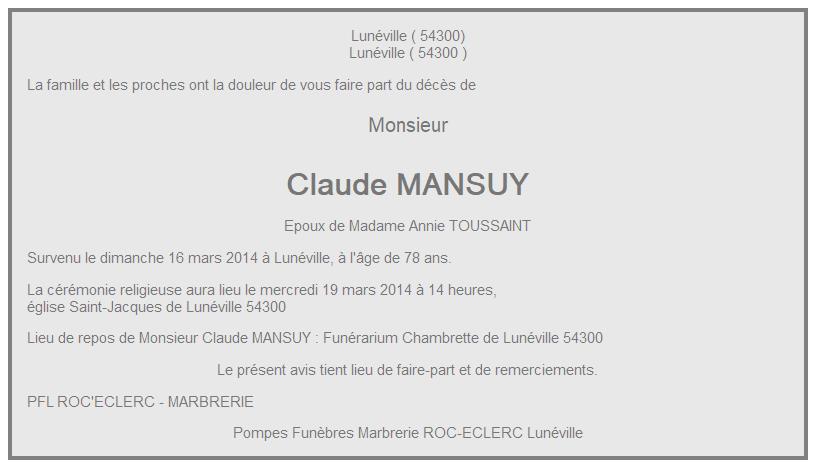 Image Annonce nécrologique