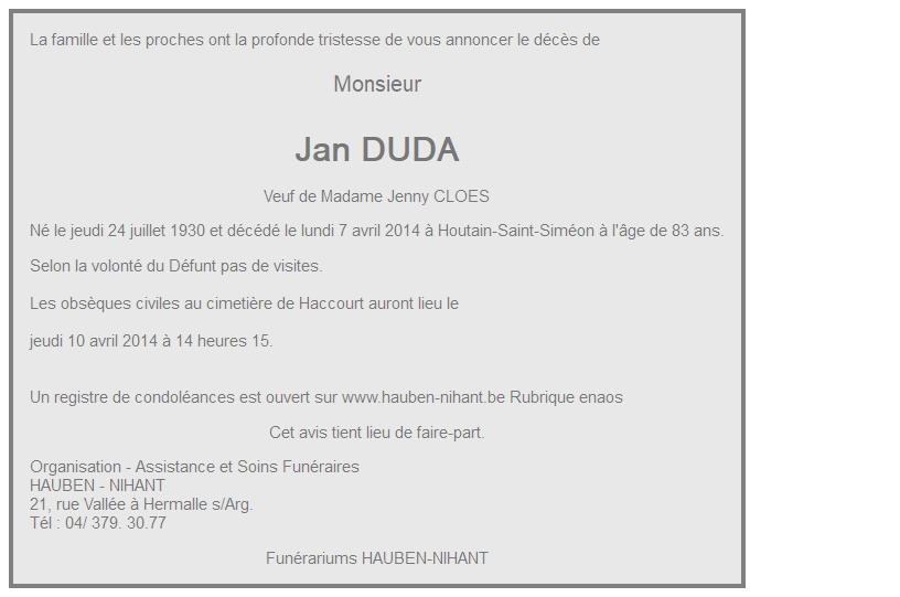 Image Annonce nécrologique