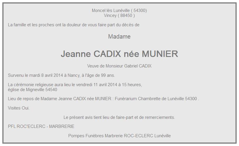 Image Annonce nécrologique