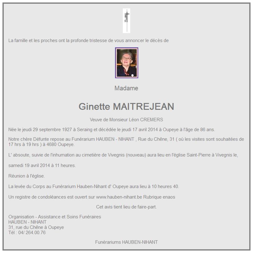Image Annonce nécrologique