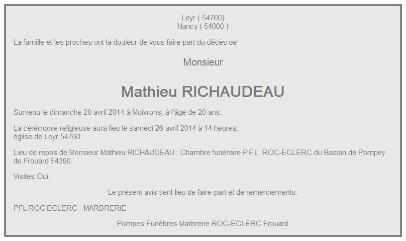 Image Annonce nécrologique