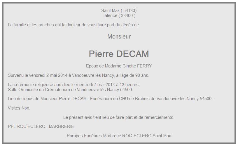 Image Annonce nécrologique