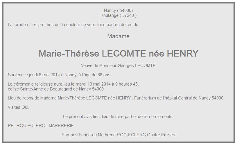 Image Annonce nécrologique