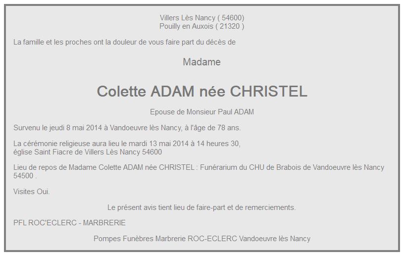 Image Annonce nécrologique