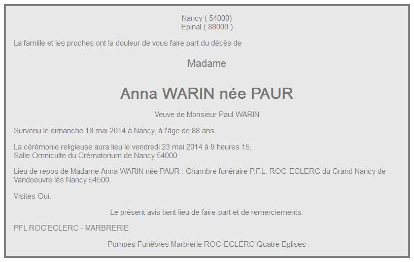 Image Annonce nécrologique