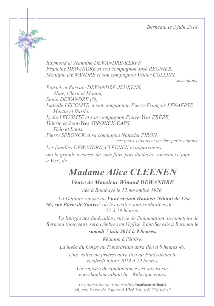 Image Annonce nécrologique