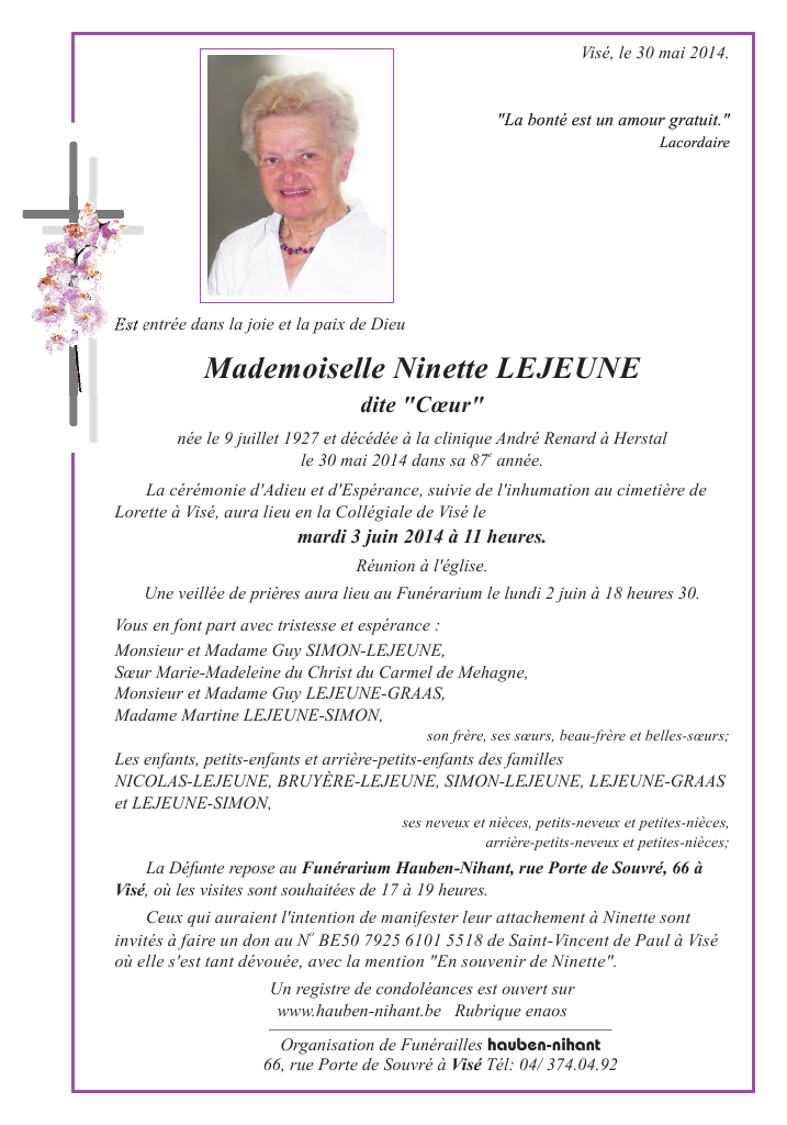 Image Annonce nécrologique