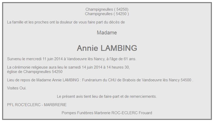 Image Annonce nécrologique
