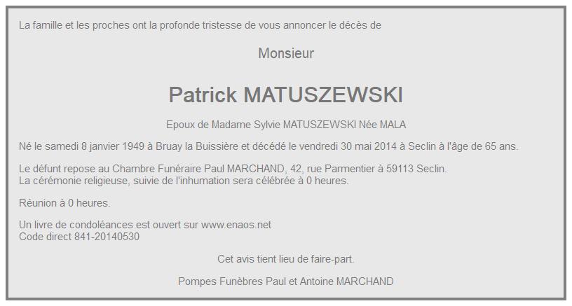 Image Annonce nécrologique
