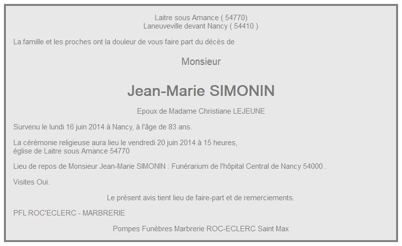 Image Annonce nécrologique