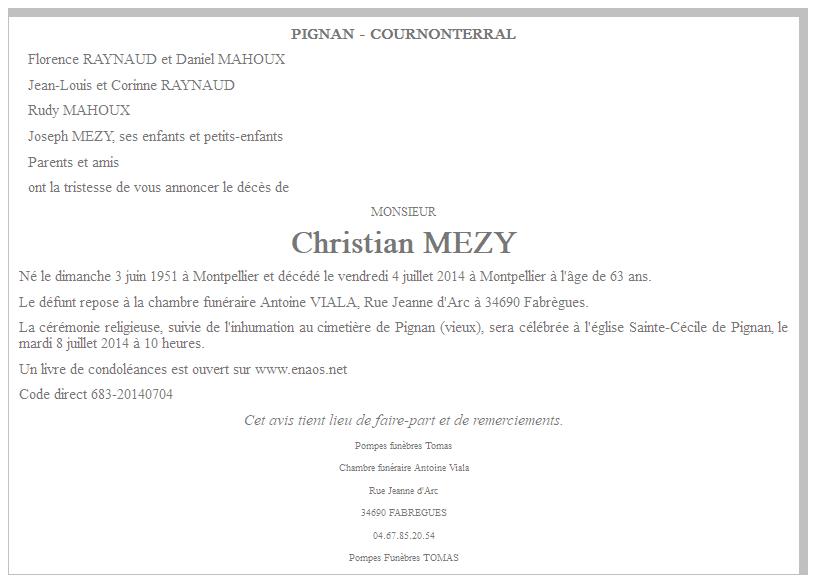 Image Annonce nécrologique