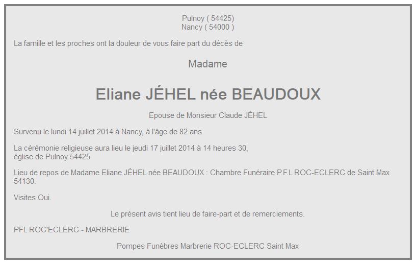 Image Annonce nécrologique