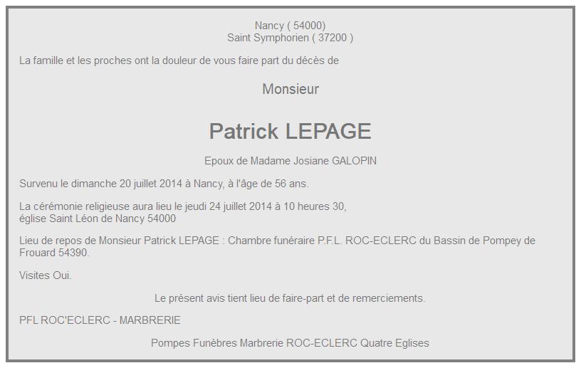 Image Annonce nécrologique