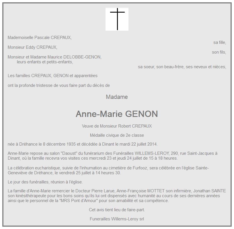 Image Annonce nécrologique