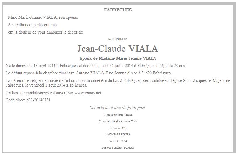 Image Annonce nécrologique