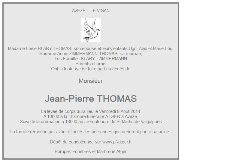 Image Annonce nécrologique